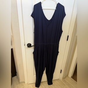 Torrid Navy Jumpsuit romper sz 3 (18-22)